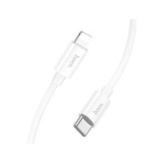 Кабель HOCO X87 Magic silicone PD charging data cable for iP White - Інтернет-магазин спільних покупок ToGether