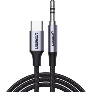 Кабель UGREEN CM450 USB-C Male to 3.5mm Male Audio Cable with Chip 1m - Інтернет-магазин спільних покупок ToGether