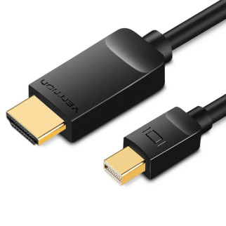 Кабель Vention 4K Mini DisplayPort to HDMI Cable 1.5M Black (HAHBG) - Інтернет-магазин спільних покупок ToGether