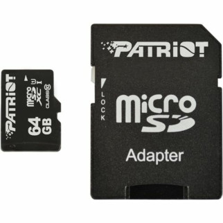 microSDXC (UHS-1) Patriot LX Series 64Gb class 10 (adapter SD) - Інтернет-магазин спільних покупок ToGether