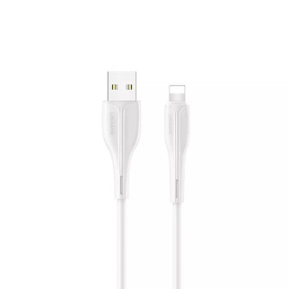 Кабель Usams US-SJ371 U38 Lightning Charging and Data Cable 1m White - Інтернет-магазин спільних покупок ToGether