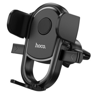 Тримач для мобільного HOCO H6 Grateful one-button car holder(air outlet) Black - Інтернет-магазин спільних покупок ToGether