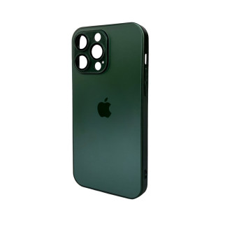 Чохол для смартфона AG Glass Matt Frame Color Logo for Apple iPhone 15 Pro Max Cangling Green - Інтернет-магазин спільних покупок ToGether