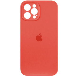 Чохол для смартфона Silicone Full Case AA Camera Protect for Apple iPhone 12 Pro Max 18,Peach - Інтернет-магазин спільних покупок ToGether