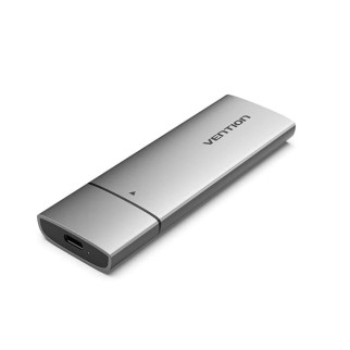 Зовнішній карман M.2 NGFF SSD Enclosure (USB 3.1 Gen 2-C) Gray Aluminum Alloy Type  (KPFH0) - Інтернет-магазин спільних покупок ToGether