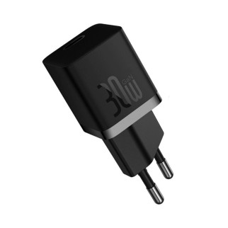 Мережевий зарядний пристрій Baseus GaN5 Fast Charger(mini) 1C 30W EU Black - Інтернет-магазин спільних покупок ToGether