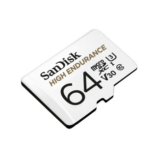 microSDXC (UHS-1 U3) SanDisk High Endurance 64Gb class 10 V30 (100Mb/s) (adapterSD) - Інтернет-магазин спільних покупок ToGether