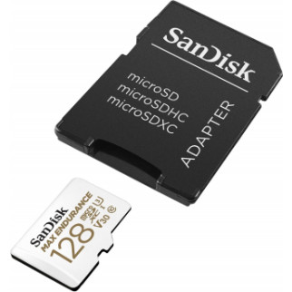 microSDXC (UHS-1 U3) SanDisk Max Endurance 128Gb class 10 V30 (100Mb/s) (adapterSD) - Інтернет-магазин спільних покупок ToGether