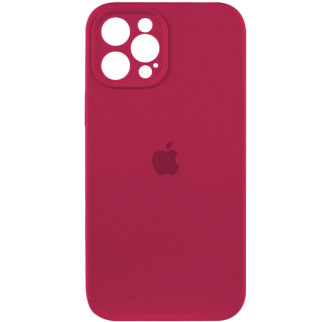 Чохол для смартфона Silicone Full Case AA Camera Protect for Apple iPhone 12 Pro 35,Maroon - Інтернет-магазин спільних покупок ToGether