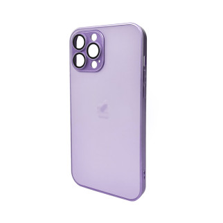 Чохол для смартфона AG Glass Matt Frame Color Logo for Apple iPhone 13 Pro Max Light Purple - Інтернет-магазин спільних покупок ToGether