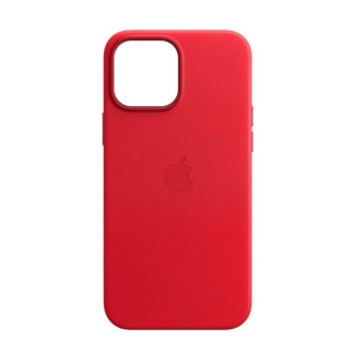 Чохол для смартфона Leather AAA Full Magsafe IC for iPhone 14 Crimson - Інтернет-магазин спільних покупок ToGether