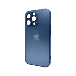 Чохол для смартфона AG Glass Matt Frame Color Logo for Apple iPhone 12 Pro Navy Blue - Інтернет-магазин спільних покупок ToGether
