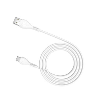 Кабель HOCO X37 USB to Type-C 3A, 1m, PVC, PVC connectors, White - Інтернет-магазин спільних покупок ToGether