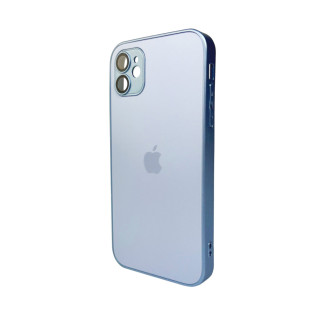 Чохол для смартфона AG Glass Matt Frame Color Logo for Apple iPhone 11 Sierra Blue - Інтернет-магазин спільних покупок ToGether