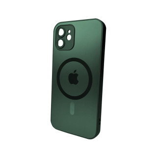 Чохол для смартфона AG Glass Matt Frame Color MagSafe Logo for Apple iPhone 12 Cangling Green - Інтернет-магазин спільних покупок ToGether