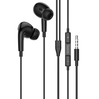 Навушники HOCO M101 Pro Crystal sound wire-controlled earphones with microphone Black - Інтернет-магазин спільних покупок ToGether