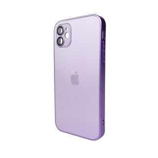 Чохол для смартфона AG Glass Matt Frame Color Logo for Apple iPhone 11 Light Purple - Інтернет-магазин спільних покупок ToGether