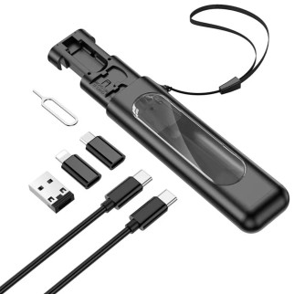 Кабель BOROFONE BU36 Show storage charging data cable set Black - Інтернет-магазин спільних покупок ToGether