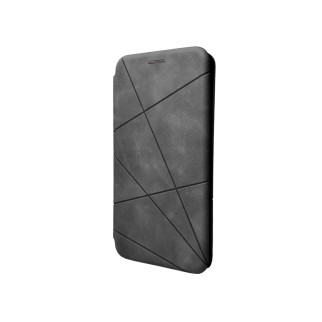 Чохол-книжка для смартфона Dekker Geometry for TECNO Pop 7 (BF6) Grey - Інтернет-магазин спільних покупок ToGether