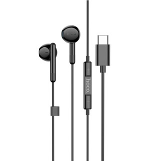 Навушники HOCO M93 Type-C Joy wire-controlled digital earphones with microphone Black - Інтернет-магазин спільних покупок ToGether