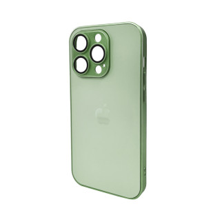 Чохол для смартфона AG Glass Matt Frame Color Logo for Apple iPhone 14 Pro Light Green - Інтернет-магазин спільних покупок ToGether