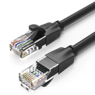 Кабель Vention Cat.6 UTP Patch Cable 25M Black (IBEBS) - Інтернет-магазин спільних покупок ToGether