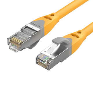 Кабель Vention Cat.6A SFTP Patch Cable 1.5M Yellow - Інтернет-магазин спільних покупок ToGether