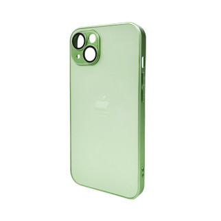Чохол для смартфона AG Glass Matt Frame Color Logo for Apple iPhone 14 Light Green - Інтернет-магазин спільних покупок ToGether