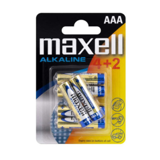 Батарейка MAXELL LR03 4+2PK BLIST 6шт (M-790240.04.CN) - Інтернет-магазин спільних покупок ToGether