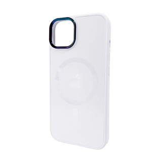 Чохол для смартфона AG Glass Sapphire MagSafe Logo for Apple iPhone 14 White - Інтернет-магазин спільних покупок ToGether