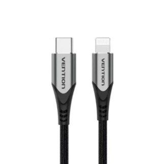 Кабель Vention USB 2.0 C to Lightning Cable 1M Gray Aluminum Alloy Type (TACHF) - Інтернет-магазин спільних покупок ToGether