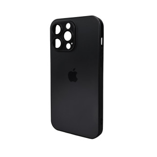 Чохол для смартфона AG Glass Matt Frame Color Logo for Apple iPhone 14 Pro Max Graphite Black - Інтернет-магазин спільних покупок ToGether