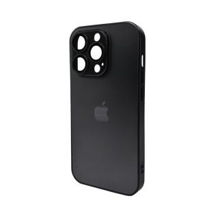 Чохол для смартфона AG Glass Matt Frame Color Logo for Apple iPhone 15 Pro Graphite Black - Інтернет-магазин спільних покупок ToGether