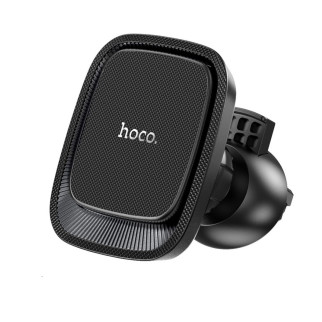 Тримач для мобільного HOCO CA115 Blue Shark air outlet magnetic car holder Black Metal Gray - Інтернет-магазин спільних покупок ToGether