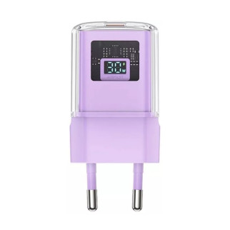 Мережевий зарядний пристрій ACEFAST A53 Sparkling series PD30W GaN (USB-C) charger Alfalfa Purple - Інтернет-магазин спільних покупок ToGether