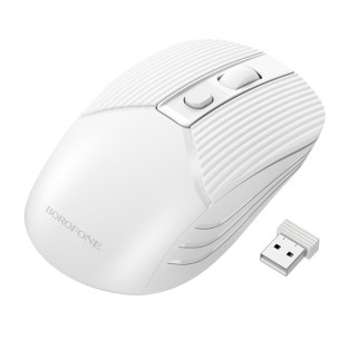 Миша BOROFONE BG5 Business wireless mouse White - Інтернет-магазин спільних покупок ToGether