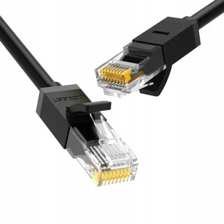 Мережевий кабель UGREEN NW102 Cat 6 U/UTP Lan Flat Cable 5m (Black)(UGR-50176) - Інтернет-магазин спільних покупок ToGether