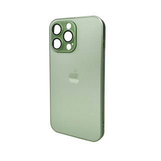 Чохол для смартфона AG Glass Matt Frame Color Logo for Apple iPhone 14 Pro Max Light Green - Інтернет-магазин спільних покупок ToGether