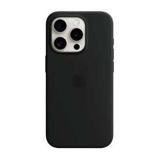Чохол для смартфона Silicone Full Case AAA MagSafe IC for iPhone 15 Black - Інтернет-магазин спільних покупок ToGether