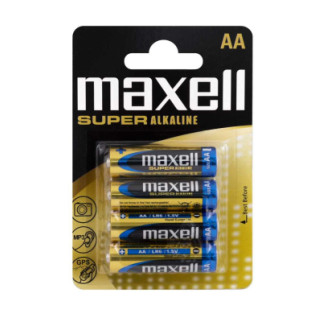 Батарейка MAXELL LR-6 SUPER 4PK BLIST 4шт (M-774409.04.EU) - Інтернет-магазин спільних покупок ToGether