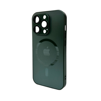 Чохол для смартфона AG Glass Matt Frame Color MagSafe Logo for Apple iPhone 14 Pro Max Cangling Green - Інтернет-магазин спільних покупок ToGether