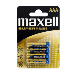 Батарейка MAXELL LR03 SUPER 4PK BLISTER 4шт (M-790336.04.EU) - Інтернет-магазин спільних покупок ToGether