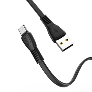 Кабель HOCO X40 USB to Type-C 3A, 1m, TPE, TPE connectors, Black - Інтернет-магазин спільних покупок ToGether