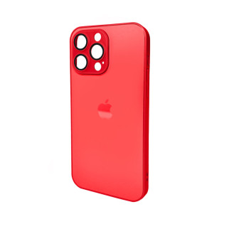 Чохол для смартфона AG Glass Matt Frame Color Logo for Apple iPhone 15 Pro Max Coke Red - Інтернет-магазин спільних покупок ToGether