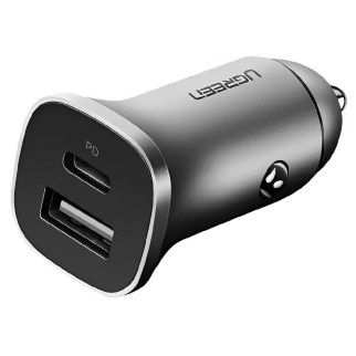 Автомобільний зарядний пристрій UGREEN CD130 Dual USB Car Charger (Space Gray) (UGR-30780) - Інтернет-магазин спільних покупок ToGether