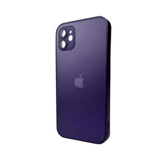 Чохол для смартфона AG Glass Matt Frame Color MagSafe Logo for Apple iPhone 11 Deep Purple - Інтернет-магазин спільних покупок ToGether