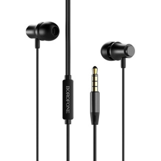 Навушники BOROFONE BM29 Sound edge universal earphones with mic Black - Інтернет-магазин спільних покупок ToGether