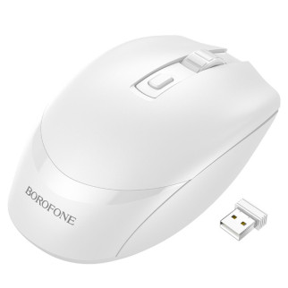 Миша BOROFONE BG7 Platinum 2.4G business wireless mouse White - Інтернет-магазин спільних покупок ToGether