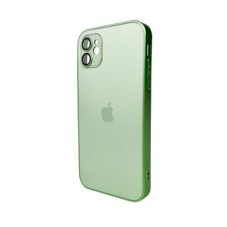 Чохол для смартфона AG Glass Matt Frame Color Logo for Apple iPhone 11 Light Green - Інтернет-магазин спільних покупок ToGether