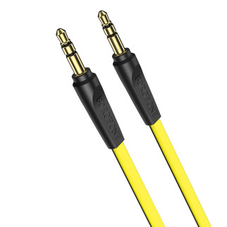Аудiо-кабель BOROFONE BL6 AUX audio cable 1m Yellow - Інтернет-магазин спільних покупок ToGether